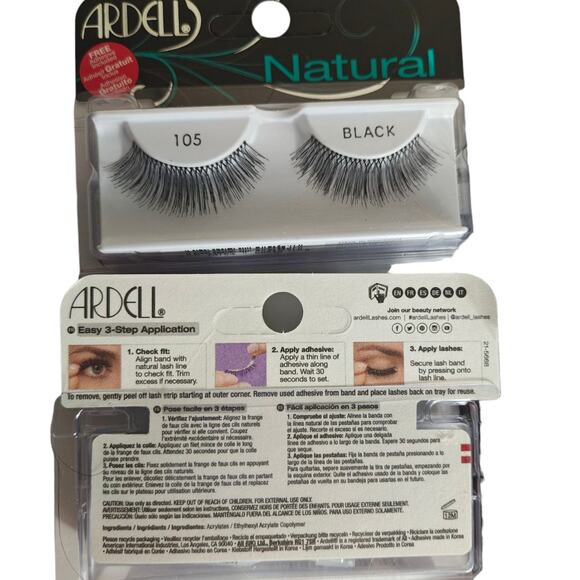 (5) Ardell Natural Lashes and‎ applicator - Picture 2 of 3
